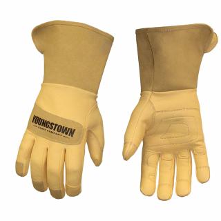 Youngstown Leather Utility Plus Wide-Cuff Gloves